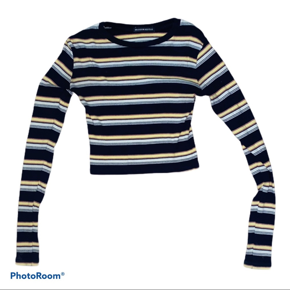 Stripped lightly worn brandy Melville long sleeve